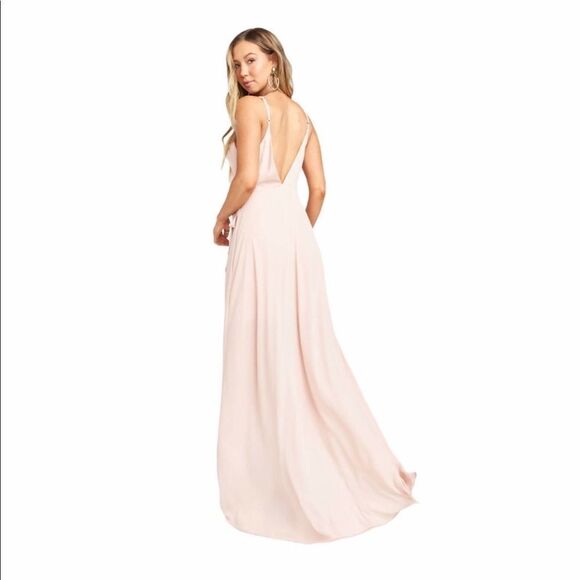 Show Me Your Mumu Mariah Wrap Dress‎ Blush Medium - Picture 16 of 16